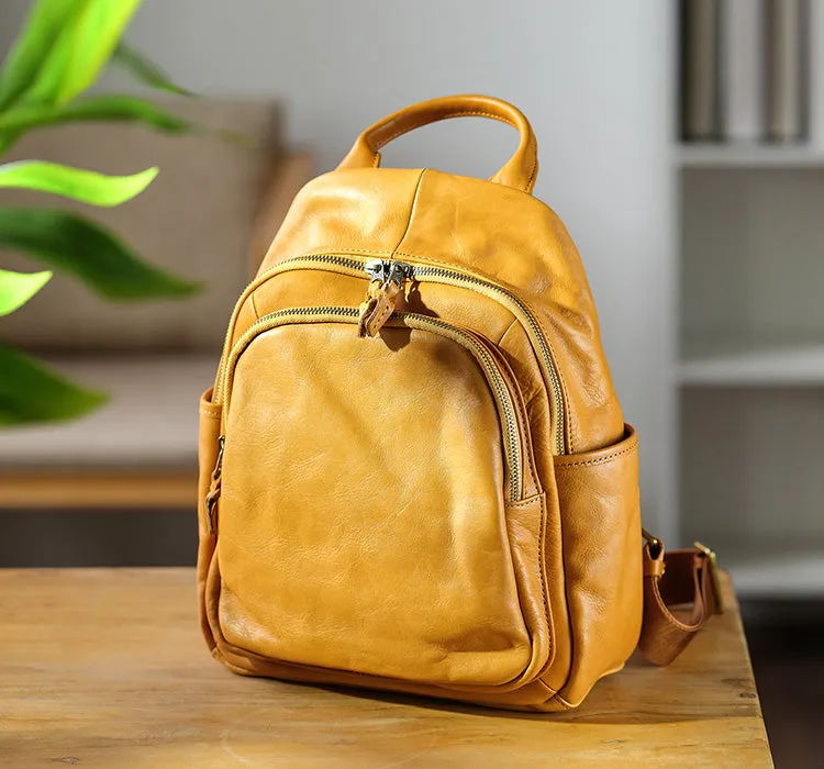 Stylish Ladies Backpack Bag Leather Rucksack For Women