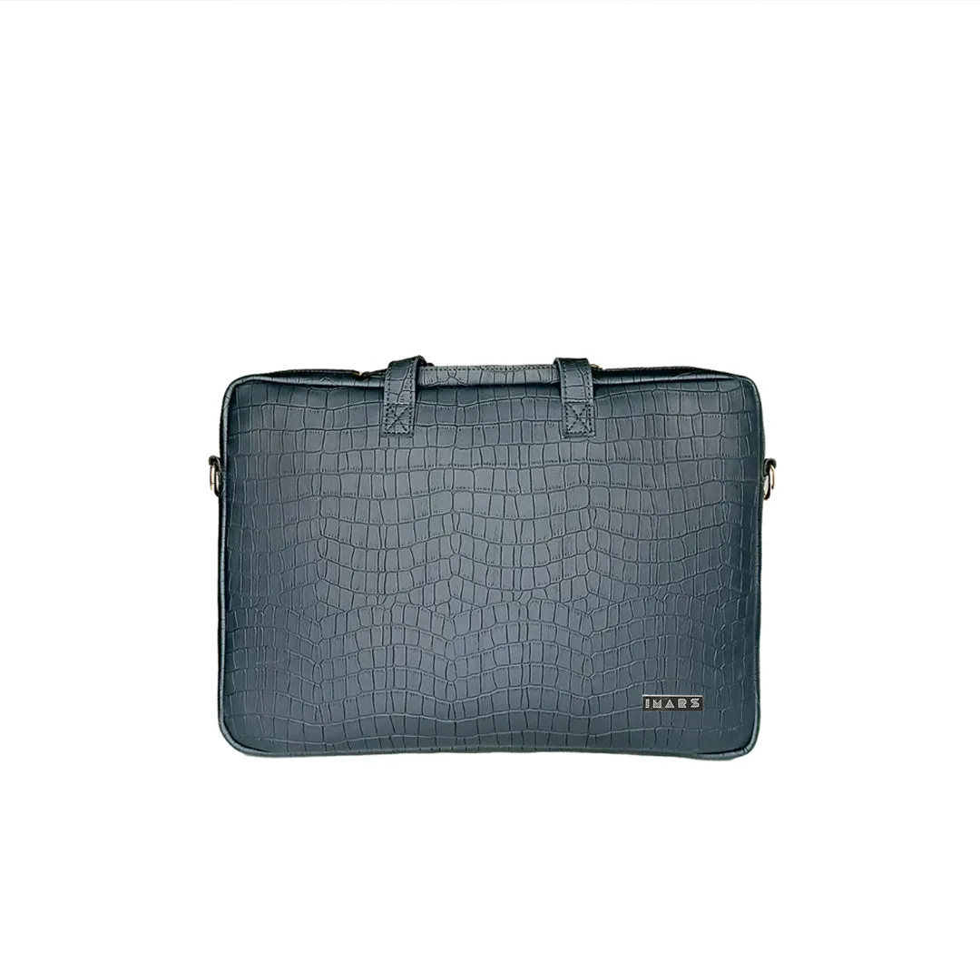 Stylish Navy Blue Unisex Laptop Bag