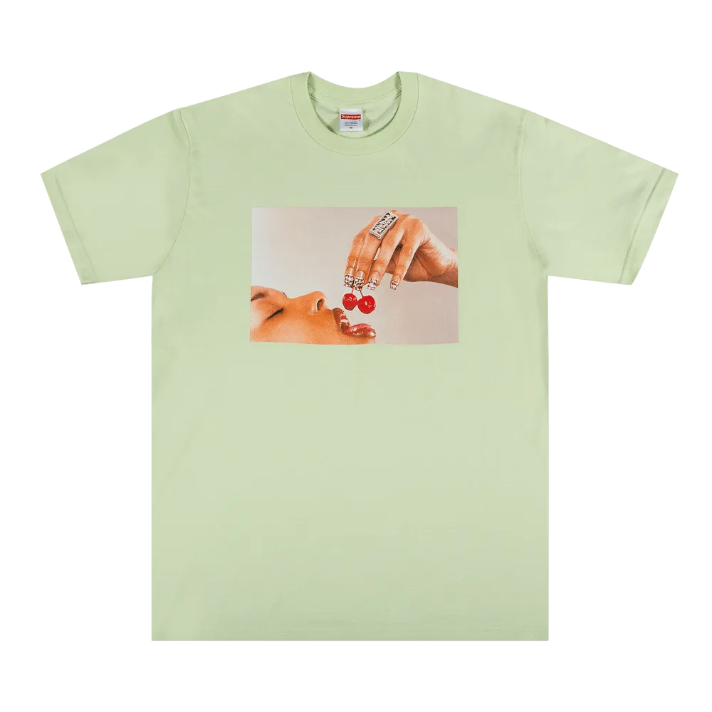 SUPREME CHERRIES TEE PALE MINT