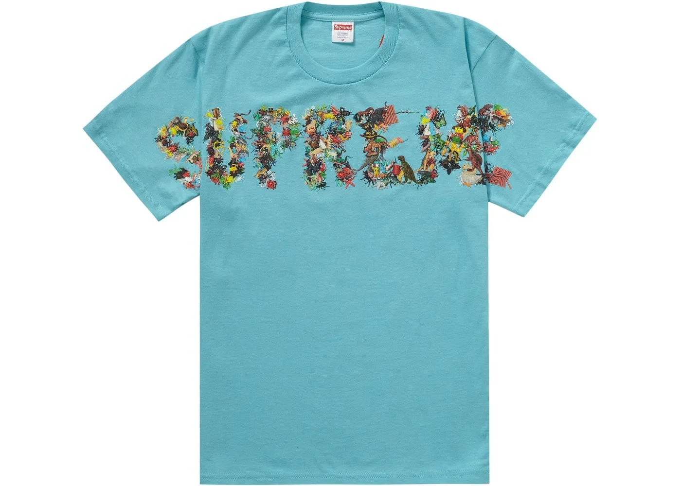 SUPREME TOY PILE TEE TEAL