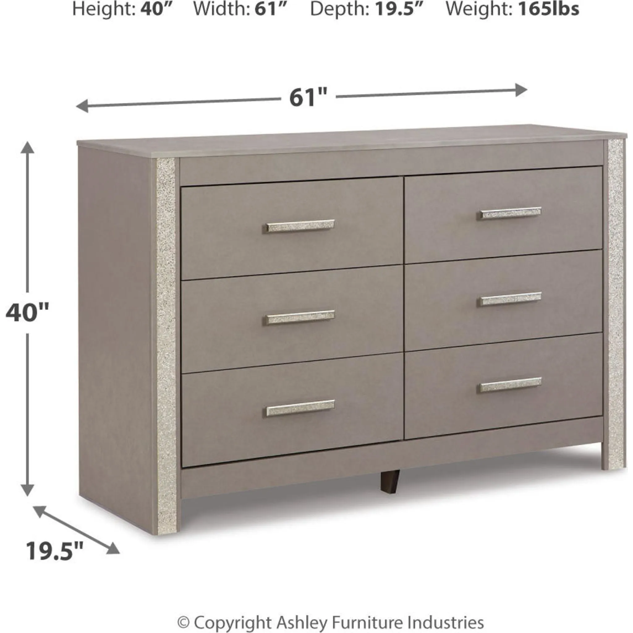 Surancha Dresser - Gray