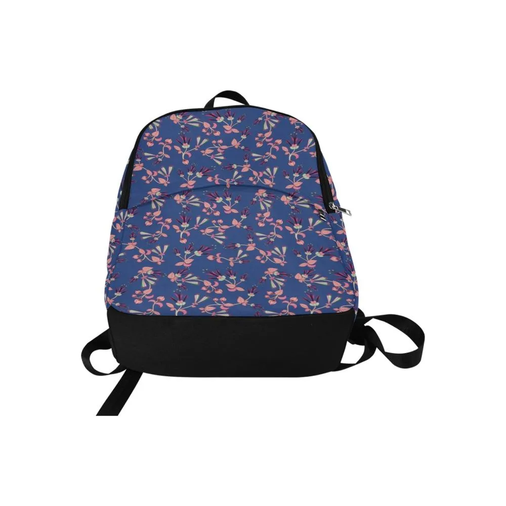 Swift Floral Peach Blue Backpack for Adult