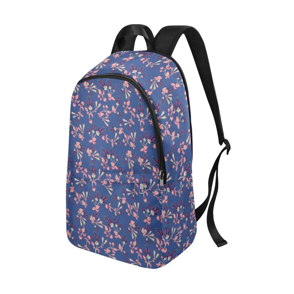 Swift Floral Peach Blue Backpack for Adult