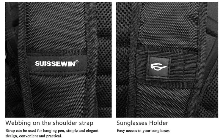 Swiss Design Medium Anti-Theft Travel Backpack