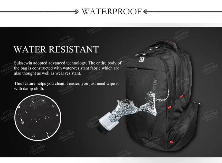 Swiss Design Medium Anti-Theft Travel Backpack