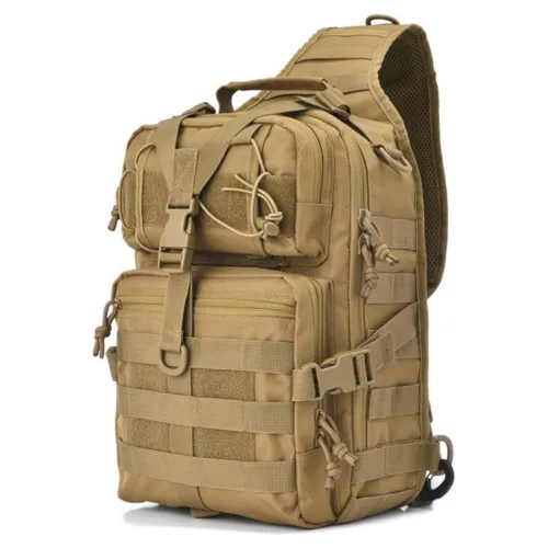 Tactical Military Sling Backpack 15L Shoulder Bag Molle Outdoor