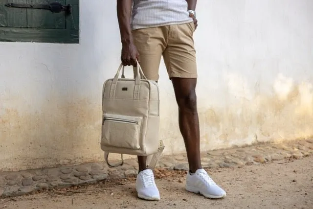 Tan Leather Goods - Charlie Backpack | Cream