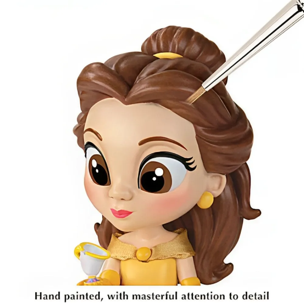 The Ashton-Drake Galleries Disney Princess Timeless Tales Tots Figure Collection Issue #1: Princess Belle Handcrafted & Hand-Painted Resin Figurine with Fabric Accents 4-Inches