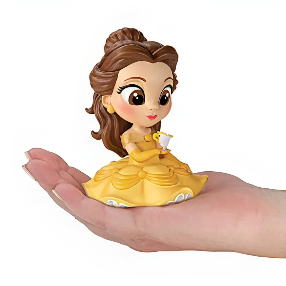 The Ashton-Drake Galleries Disney Princess Timeless Tales Tots Figure Collection Issue #1: Princess Belle Handcrafted & Hand-Painted Resin Figurine with Fabric Accents 4-Inches