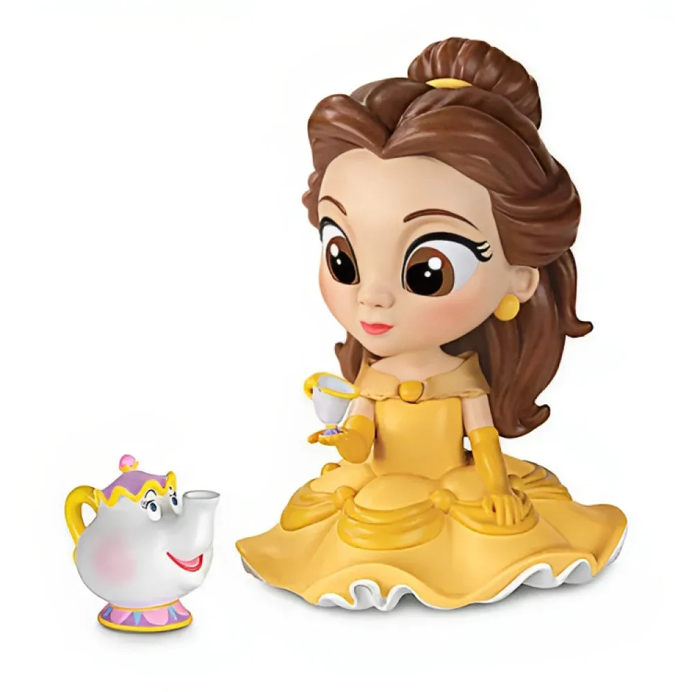 The Ashton-Drake Galleries Disney Princess Timeless Tales Tots Figure Collection Issue #1: Princess Belle Handcrafted & Hand-Painted Resin Figurine with Fabric Accents 4-Inches