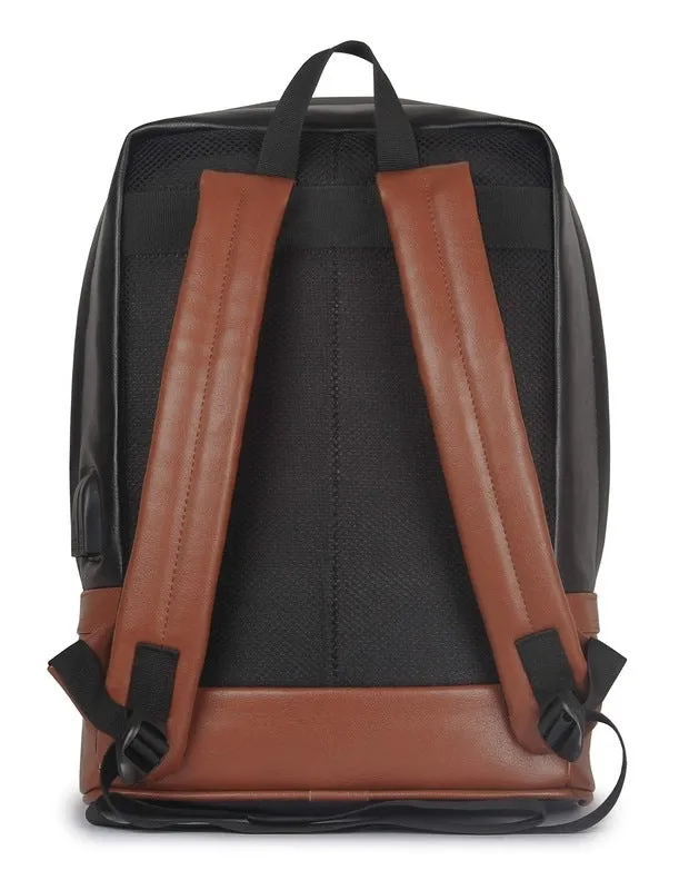 THE CLOWNFISH Armada Laptop Backpack - Spacious, Stylish Design | 15.6" Laptop Sleeve | 25 Liters | Black