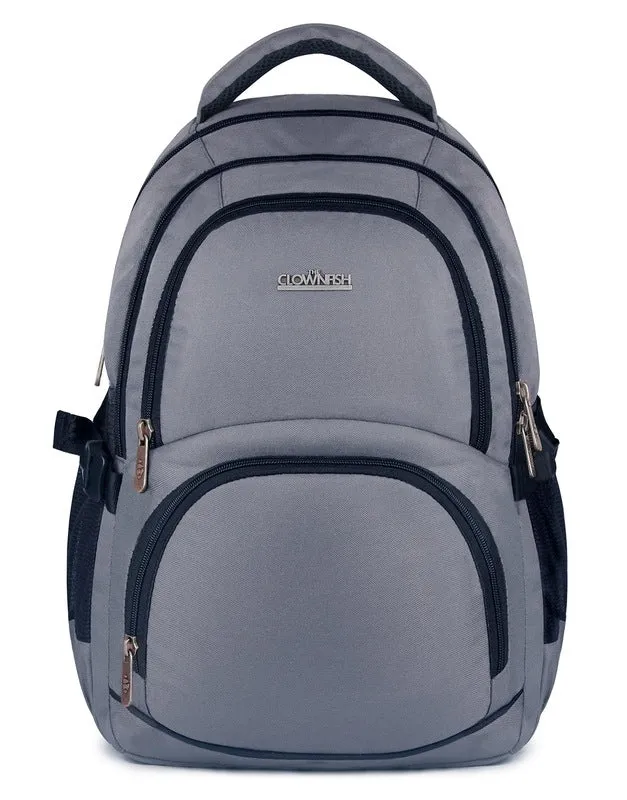 THE CLOWNFISH Bravo Series Laptop Backpack - 30L, Padded Laptop Compartment | Grey