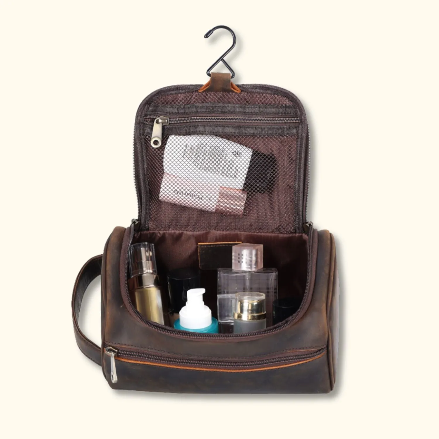 The High Plains - Leather Toiletry Bag