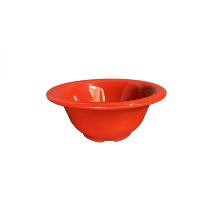 Thunder Group CR5510PR 10 oz, 5 1/2" Soup Bowl, Pure Red - Dozen