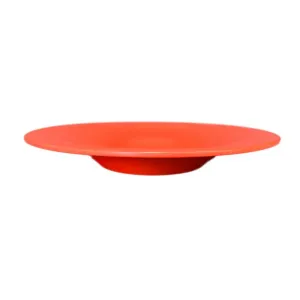 Thunder Group CR5810PR 12 oz, 10 1/4 Pasta Bowl, Pure Red - Dozen