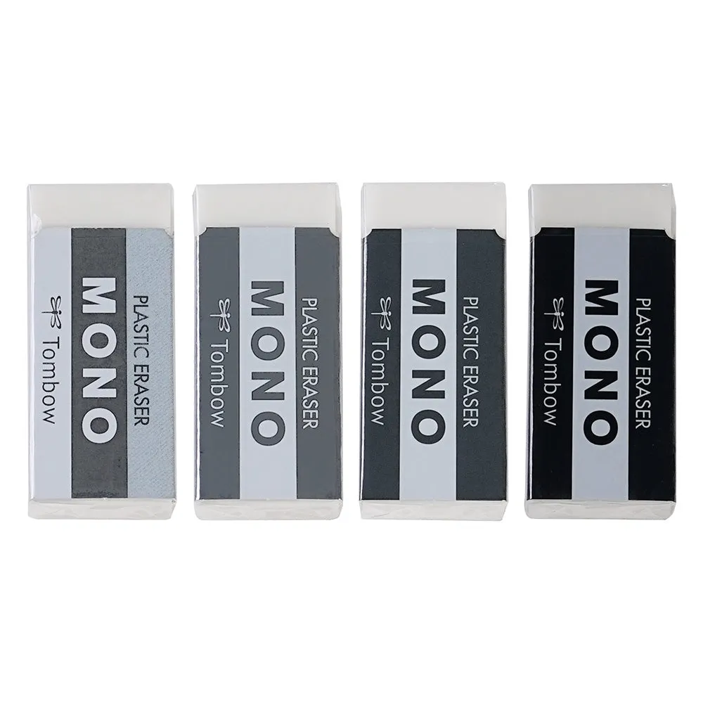 Tombow MONO Limited Edition Gray and Black White Simple Series 0.5mm Mechanical Pencil Eraser HB refill Office Learning Textured Stationery