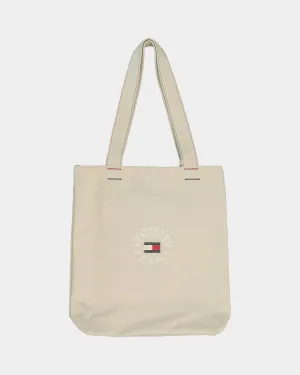 Tommy Jeans Logo Canvas Bag Natural