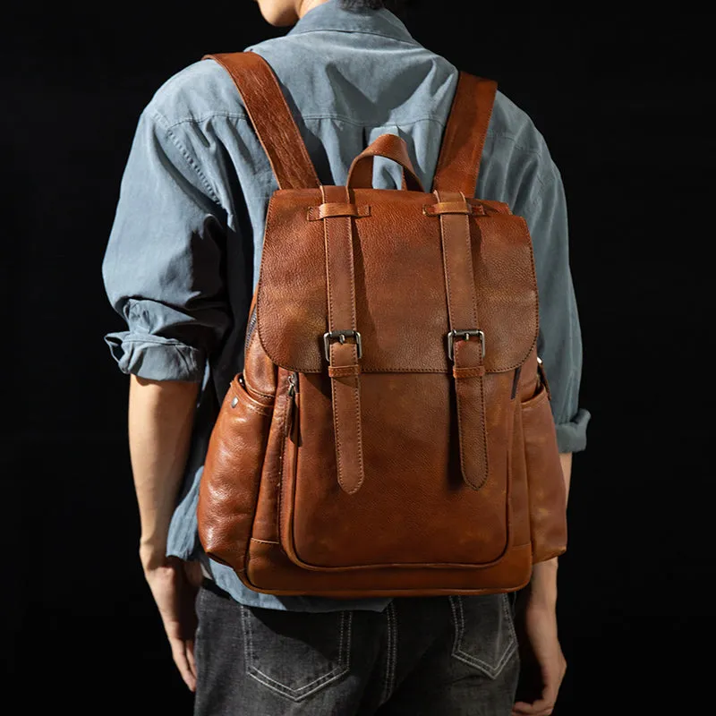 Travel Backpacks Handmade Leather Backpack Men Backpack