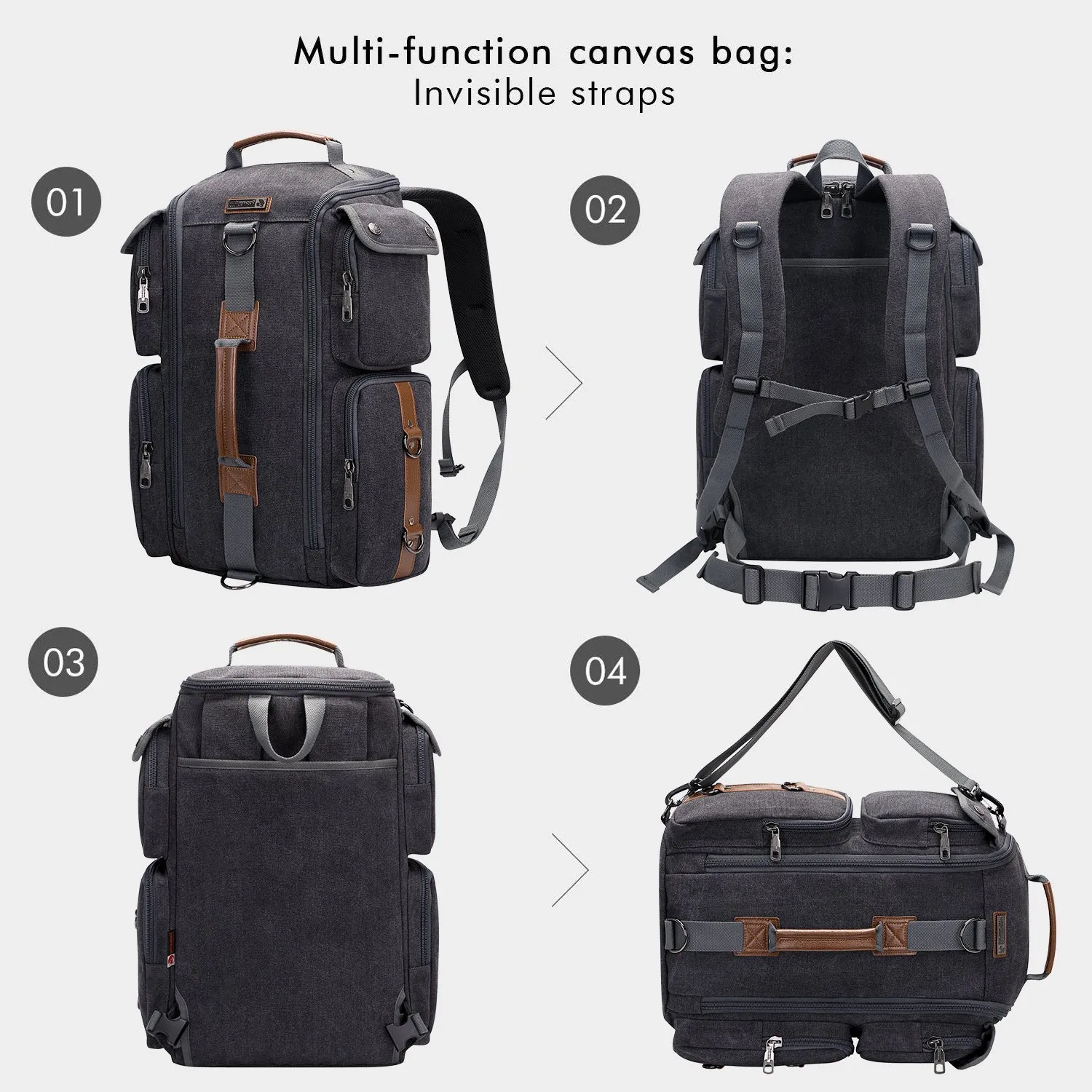 Travel Carry On Backpack Duffel Bag