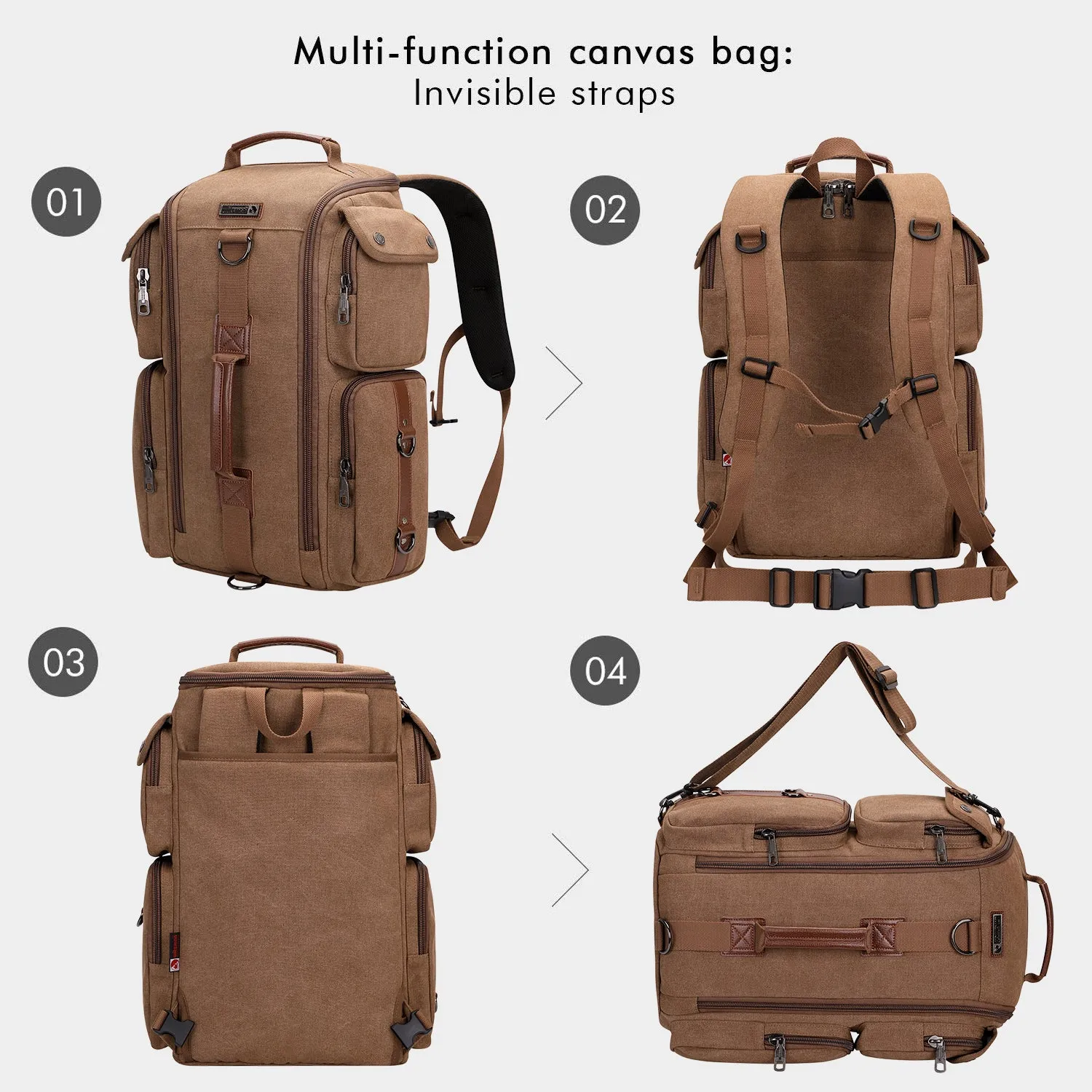 Travel Carry On Backpack Duffel Bag