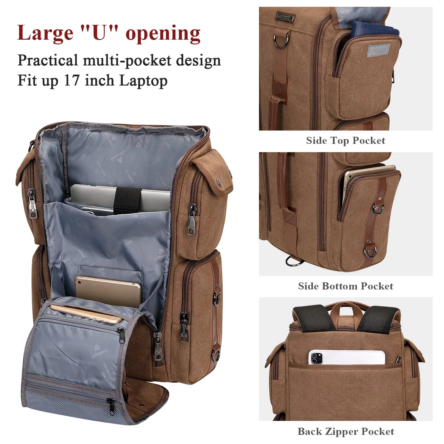 Travel Carry On Backpack Duffel Bag