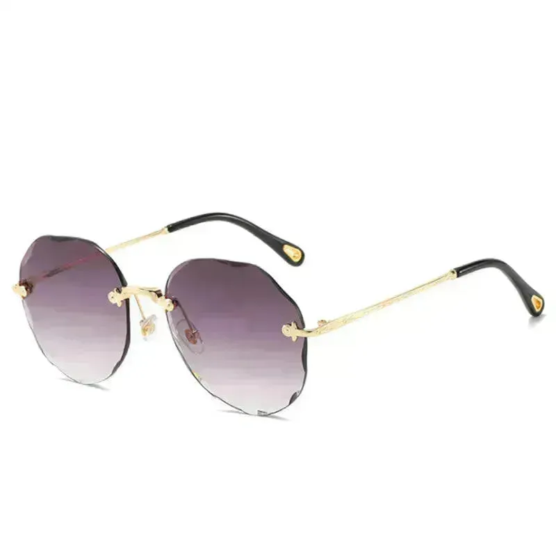 Trendy Fashion Metal Handle Unisex Sunglasses