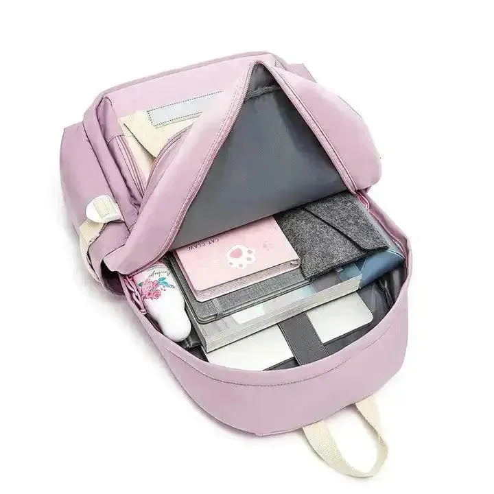 Trendy Pastel Hues Student Backpack