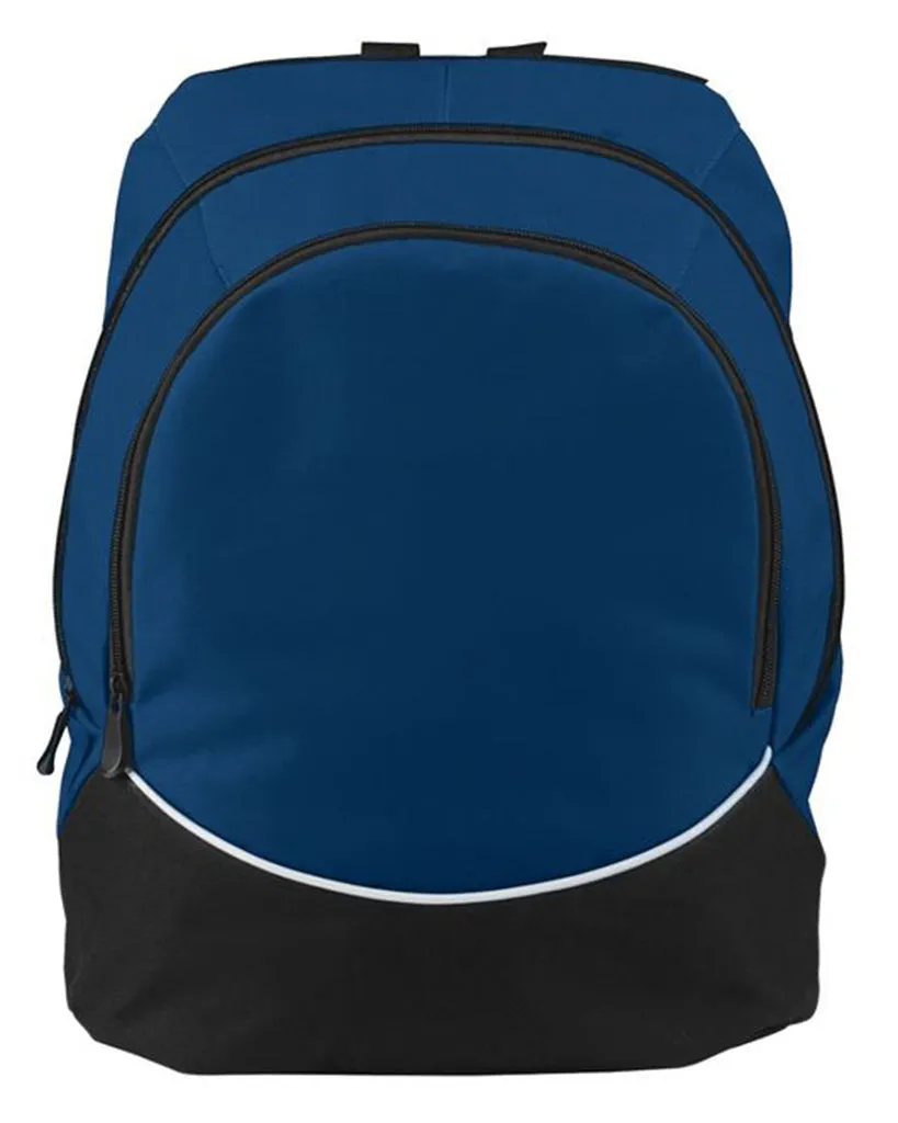 Tri-Color Polyester School Backpack