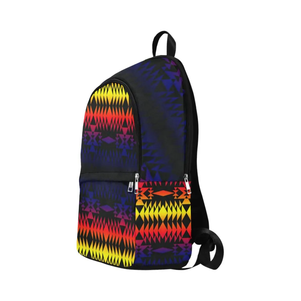 Two Worlds Apart Fabric Backpack for Adult