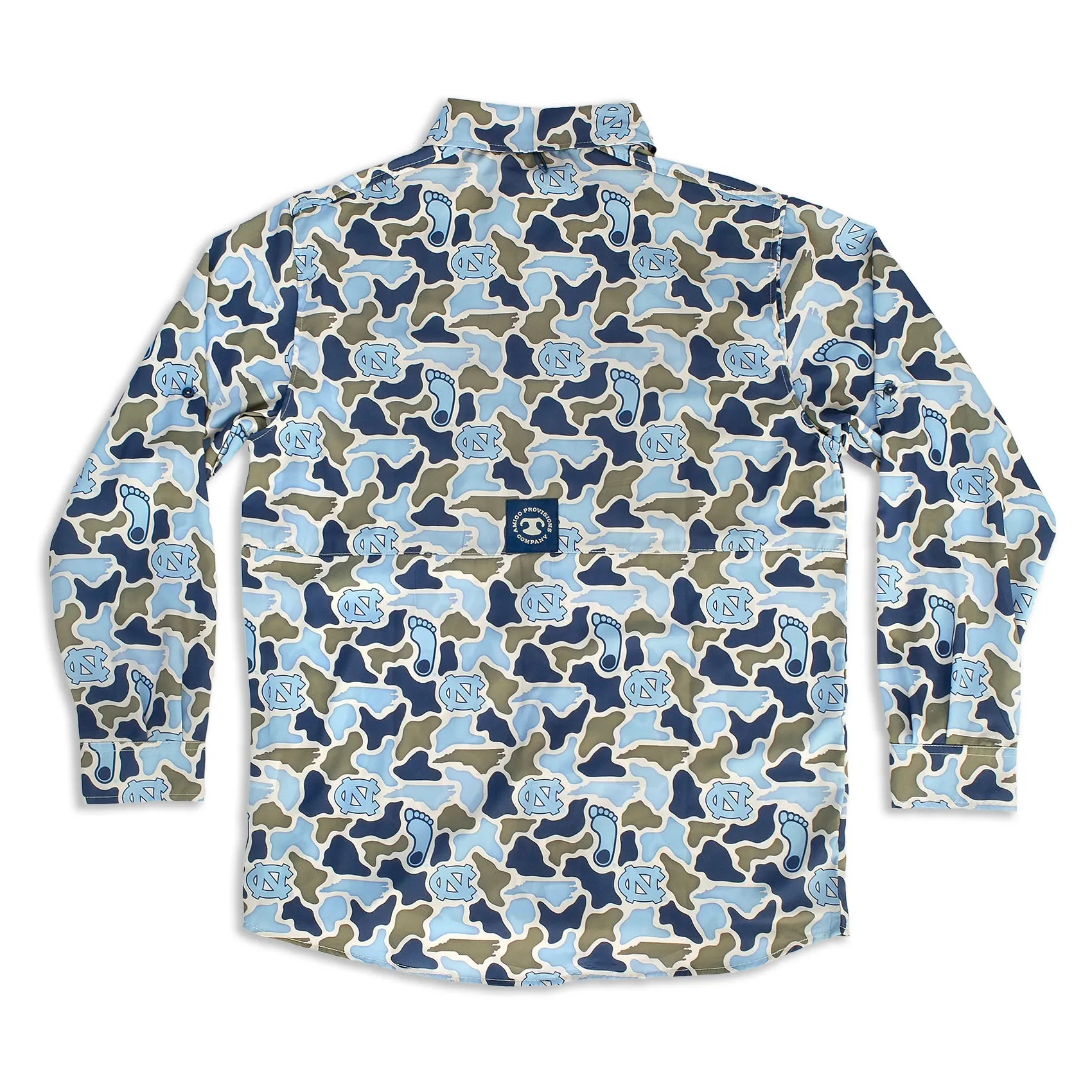 UNC Tar Heels Camo - Frio Tech Long Sleeve