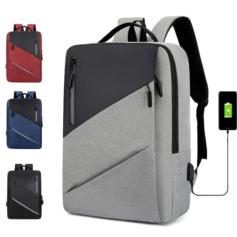 Unisex USB Charging Business Backpack