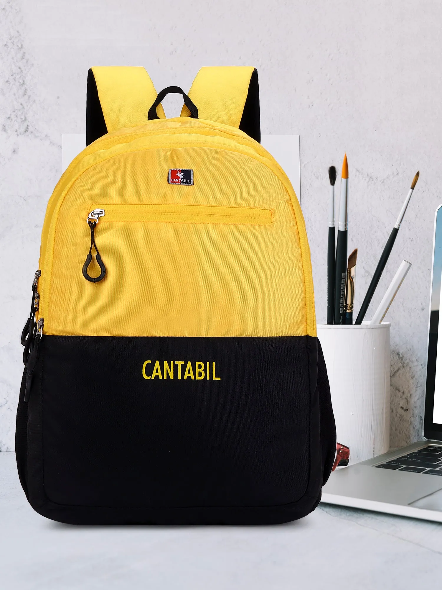 Unisex Yellow Casual Back Pack