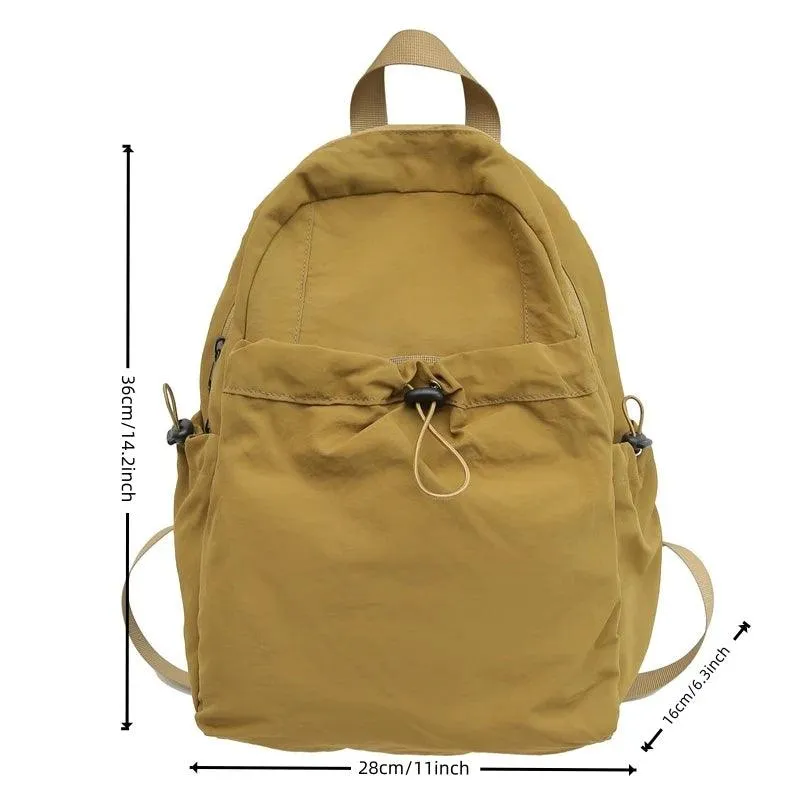 Versatile Nylon Women's Backpack for Outdoor and Travel