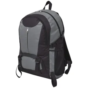 vidaXL Hiking Backpack 40 L Black and Grey