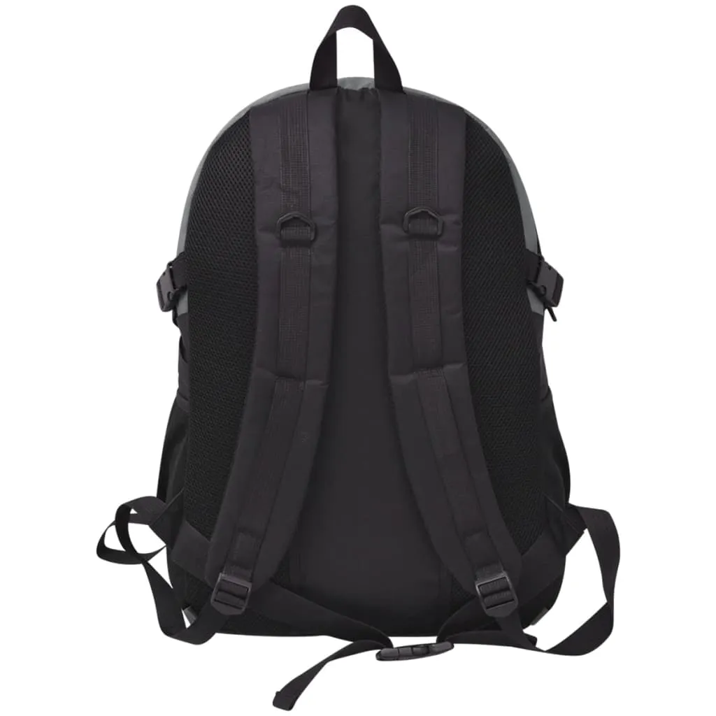 vidaXL Hiking Backpack 40 L Black and Grey