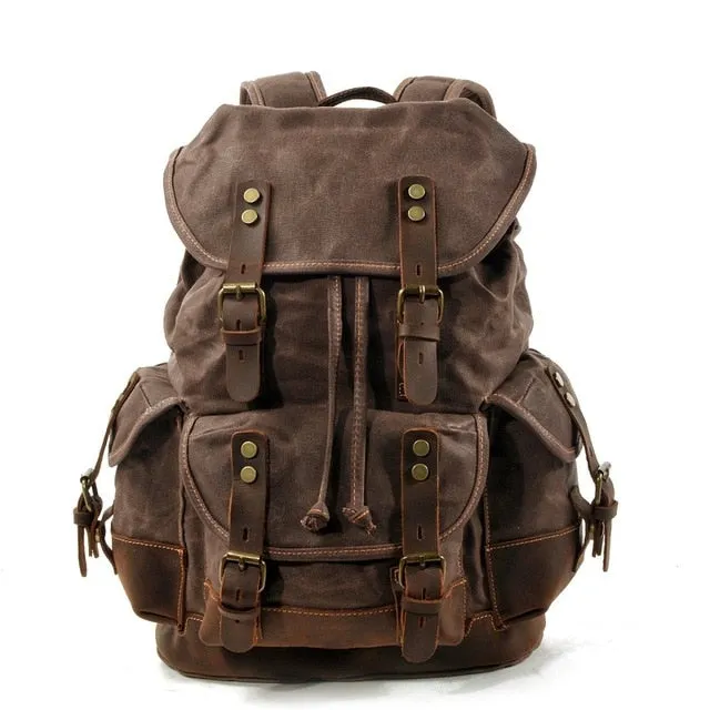 Vintage Canvas Backpack