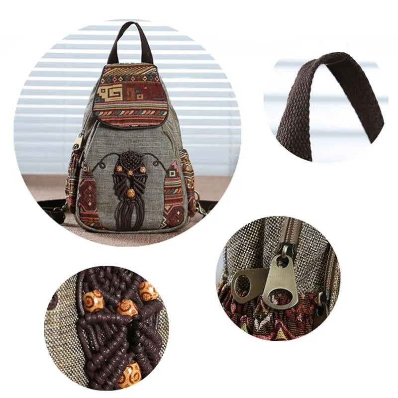 Vintage Canvas Backpacks for Women