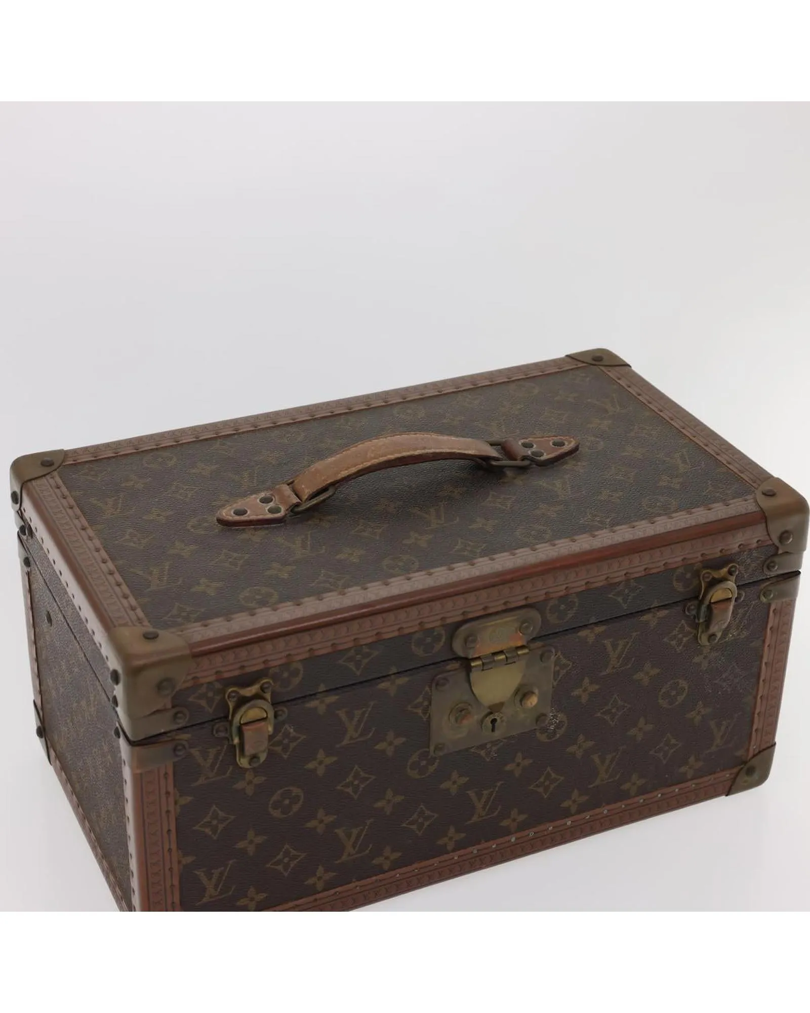 Vintage Monogram Hand Bag with Vanity - Authentic Louis Vuitton