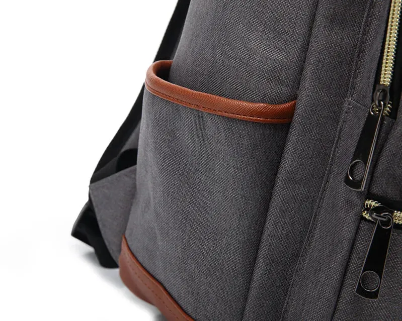 Vintage Unisex Oxford Waterproof Backpack