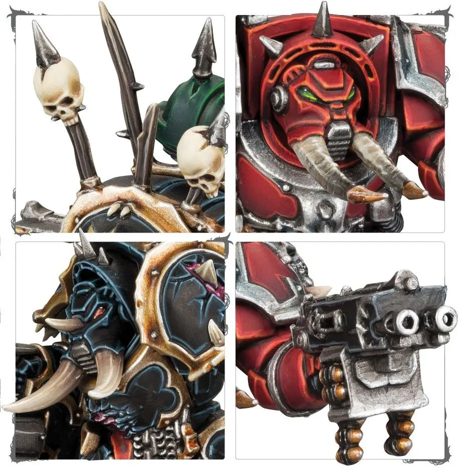 Warhammer 40,000 - 43-19, Chaos Space Marines, Chaos Terminator Squad