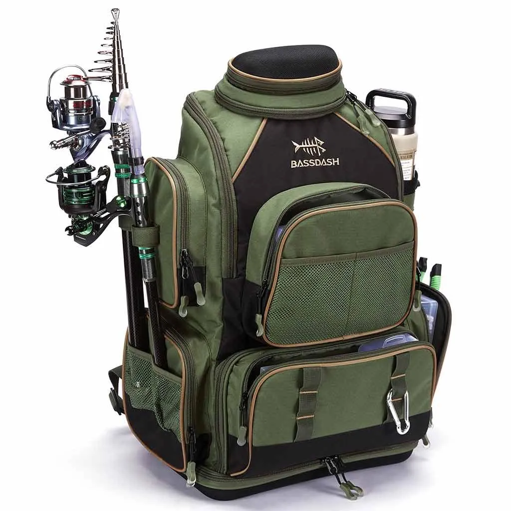 Water Resistant Fishing Tackle Backpack [3670] Tactical Bag