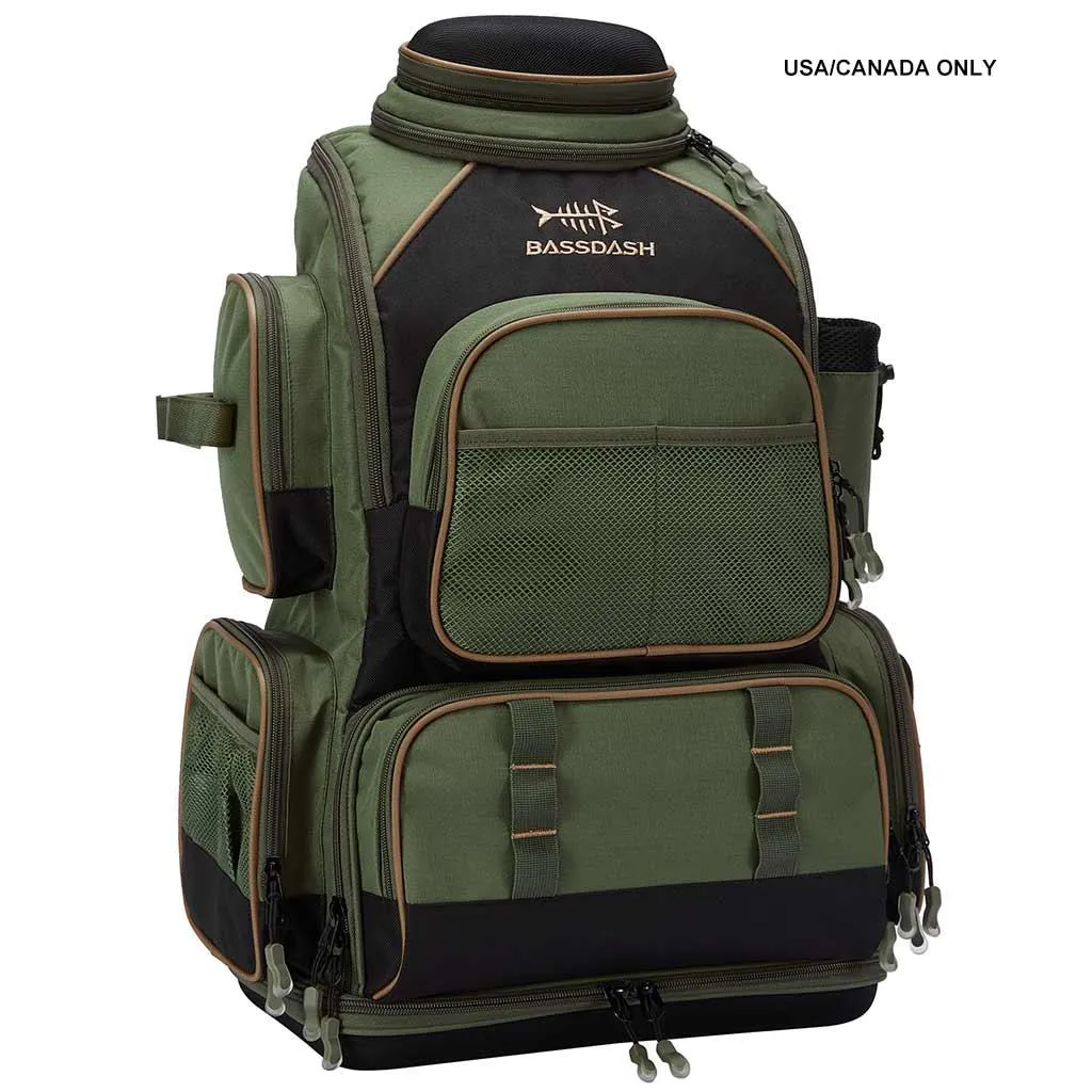 Water Resistant Fishing Tackle Backpack [3670] Tactical Bag