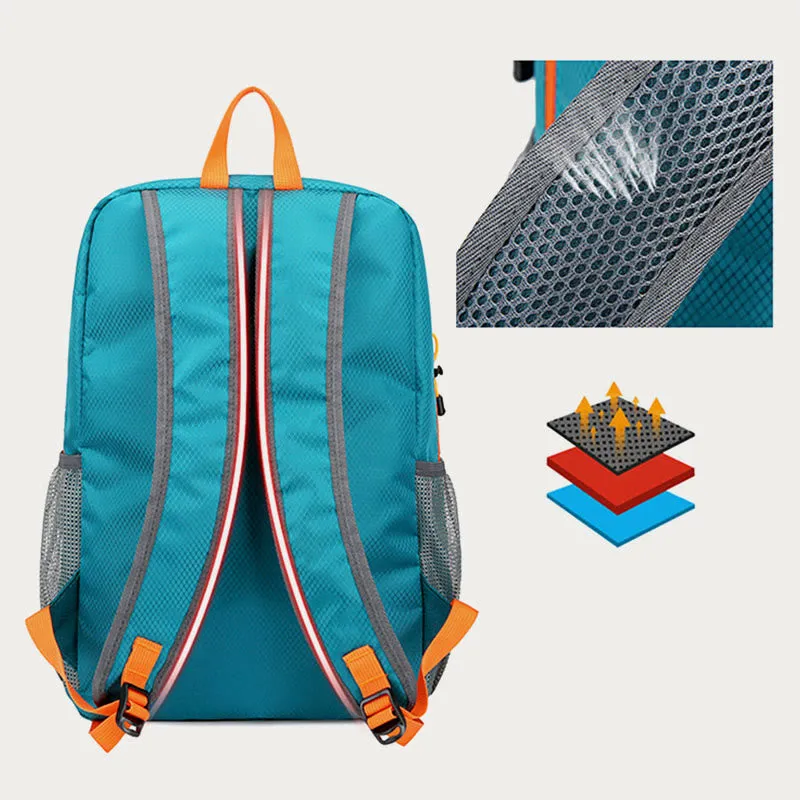 Waterproof Backpack For Outdoor Travel Light weight Foldable Casual Day Pack