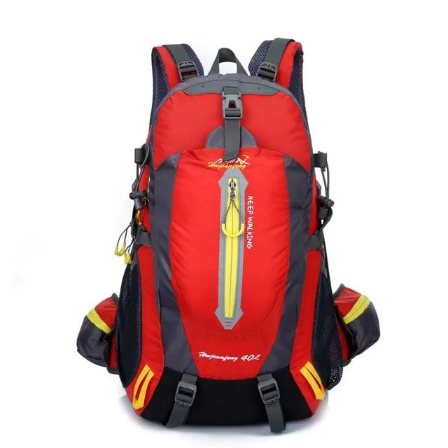 Waterproof Climbing Backpack Rucksack 40L Outdoor Sports Bag Travel Hiking Trekking