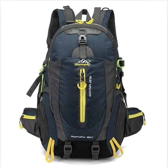 Waterproof Climbing Backpack Rucksack 40L Outdoor Sports Bag Travel Hiking Trekking