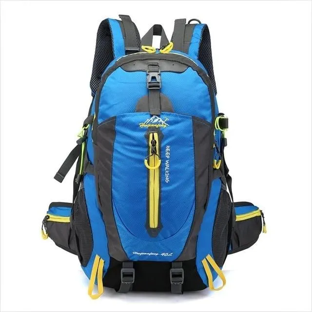 Waterproof Climbing Backpack Rucksack 40L Outdoor Sports Bag Travel Hiking Trekking