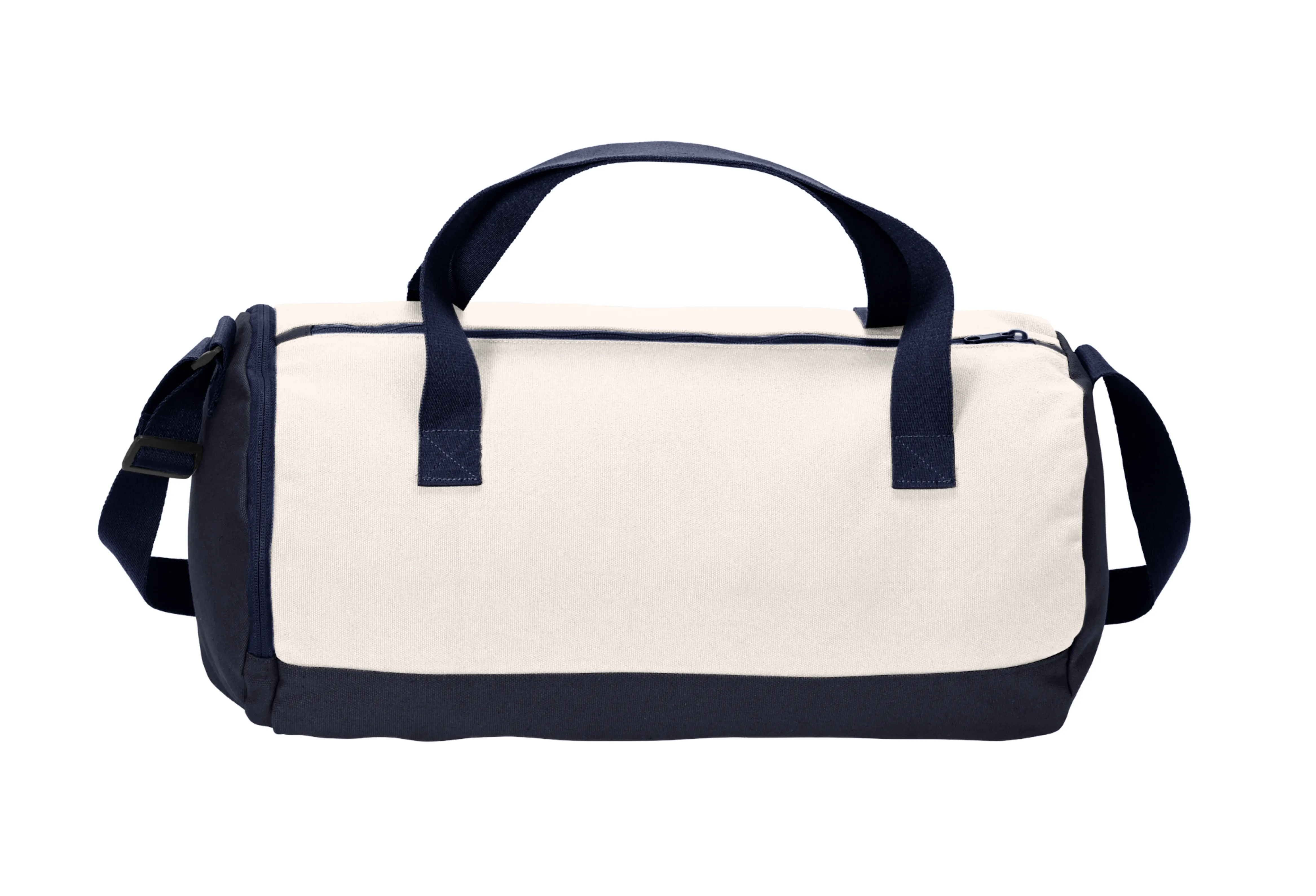 Weekender Cotton Canvas Barrel Duffel