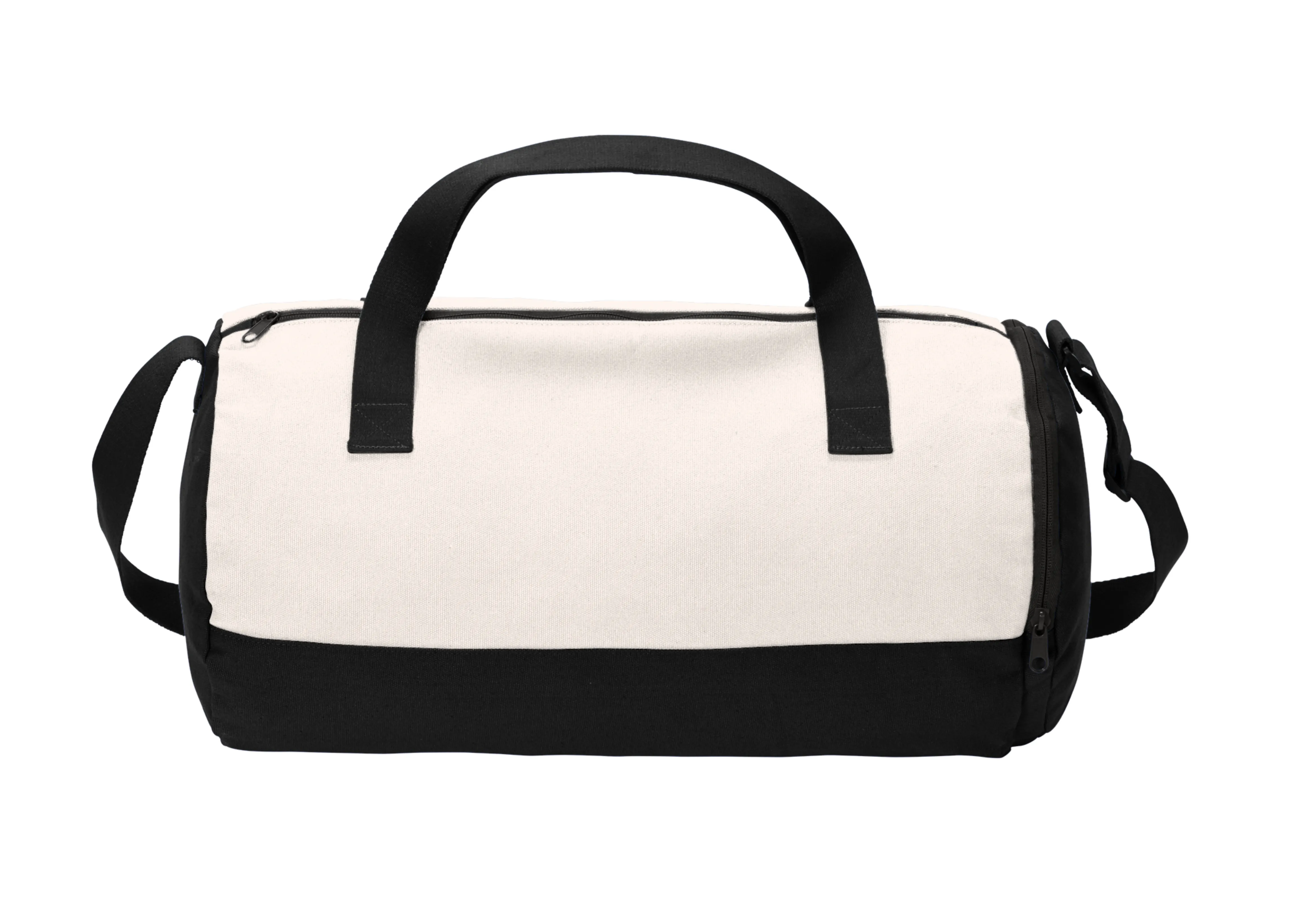 Weekender Cotton Canvas Barrel Duffel