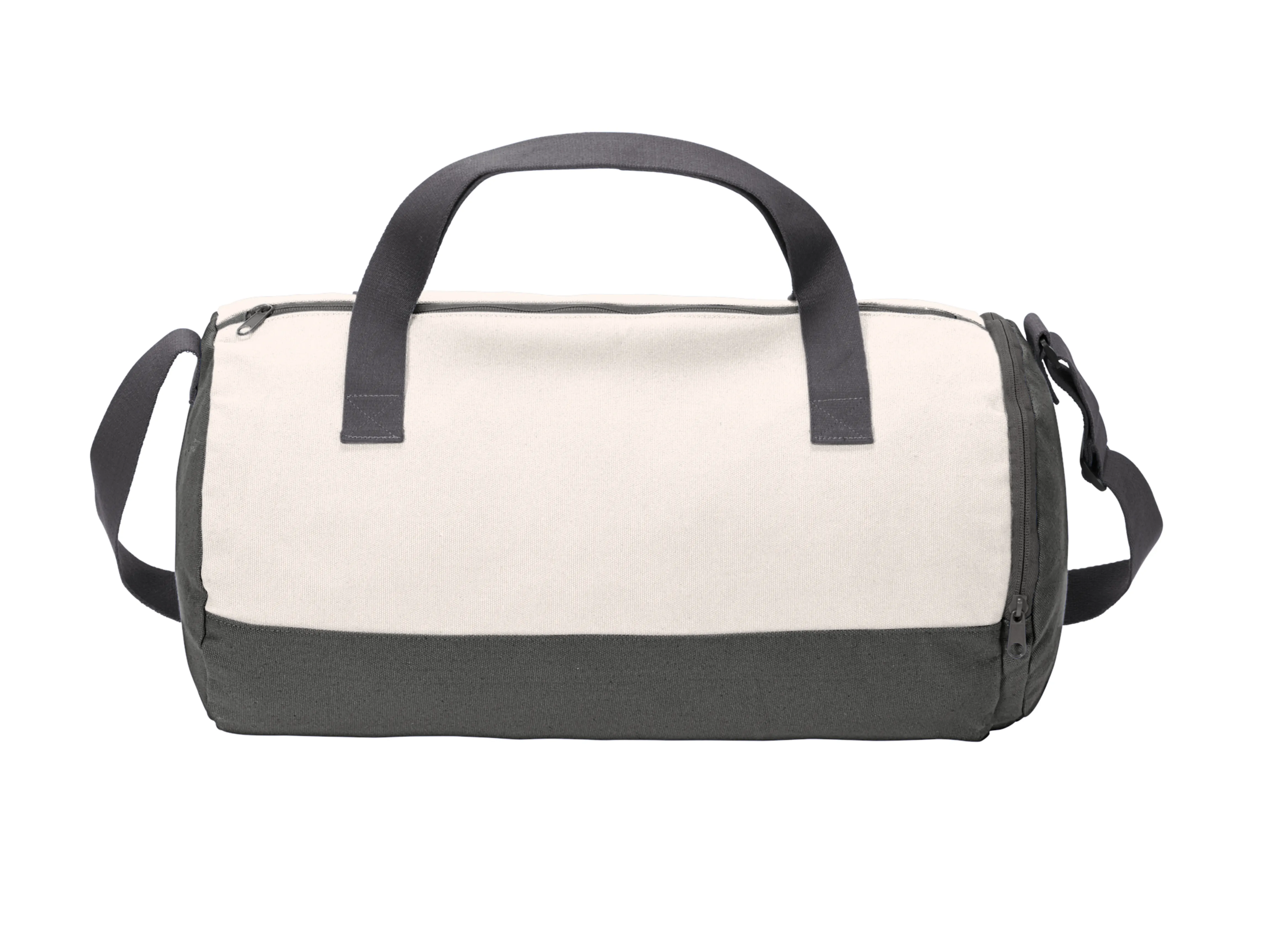 Weekender Cotton Canvas Barrel Duffel