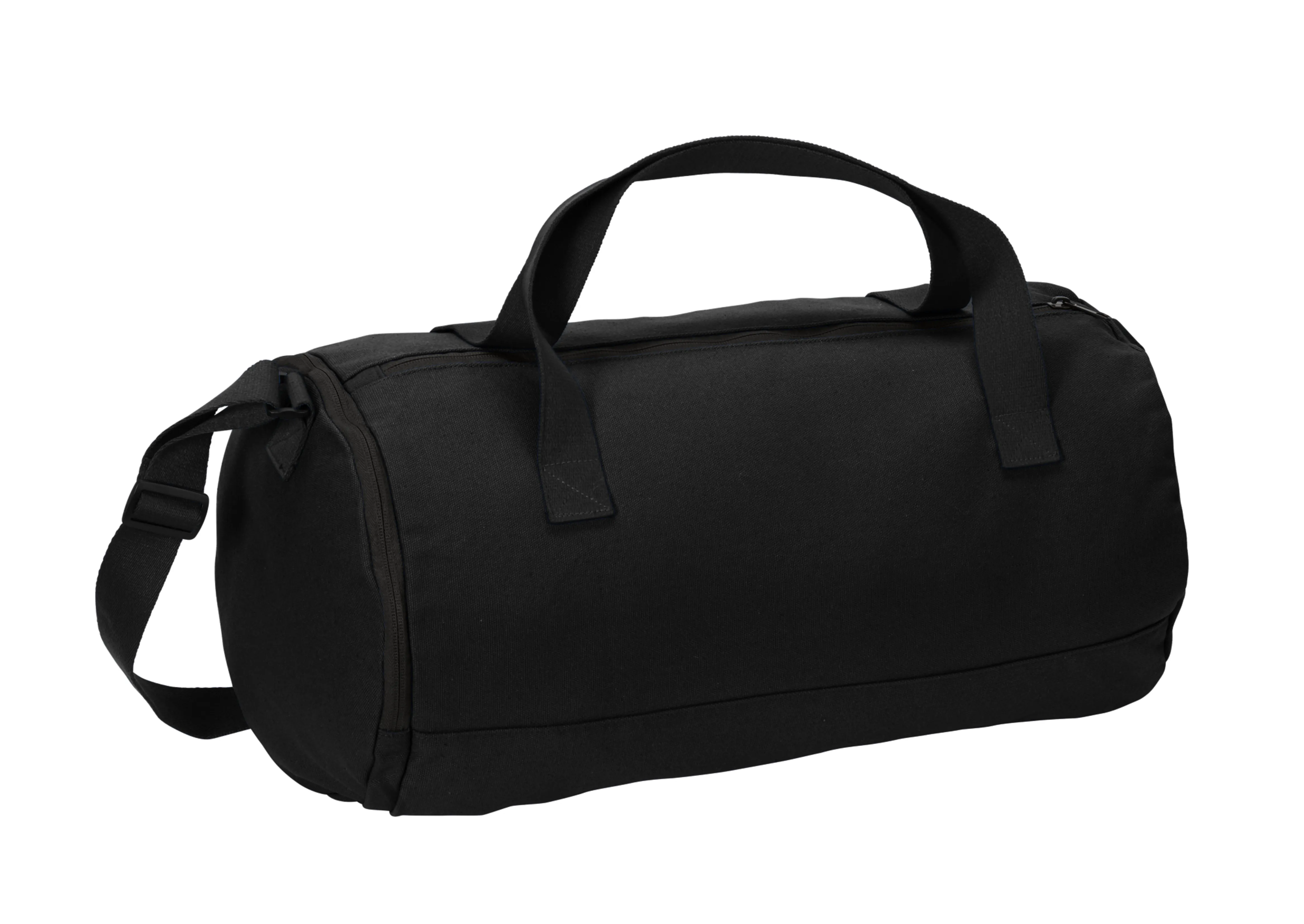 Weekender Cotton Canvas Barrel Duffel